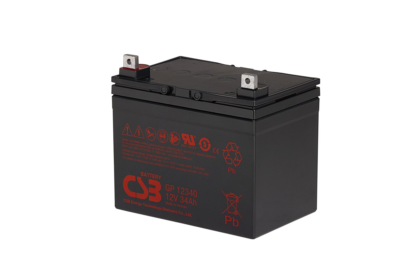 Akumulators 12V 34Ah Pb CSB